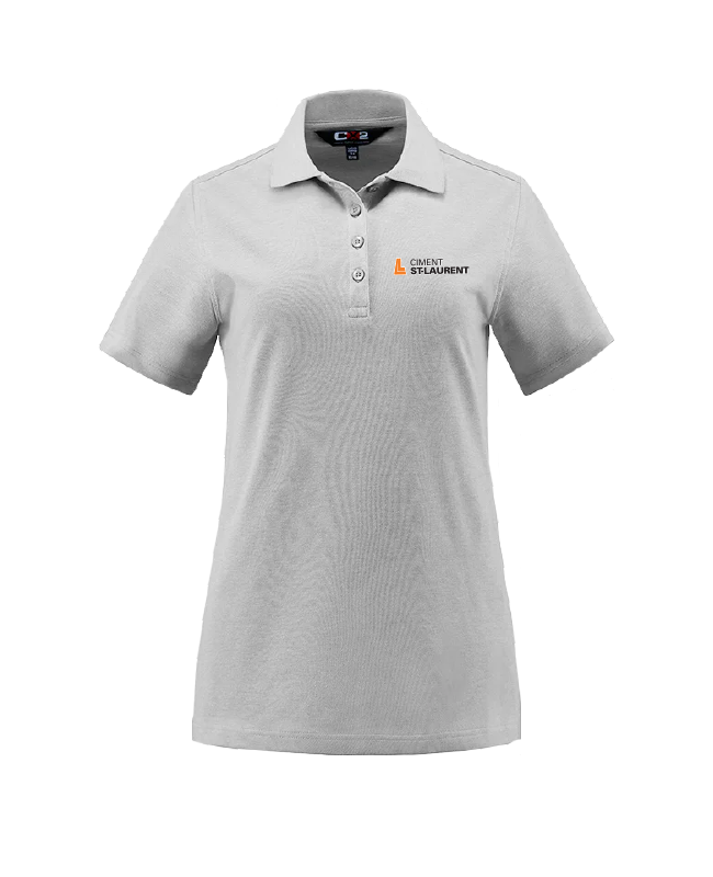 Ciment St-Laurent - S05786 Polo piqué mélange de coton Elite femme - BR. 14160 (AVG)