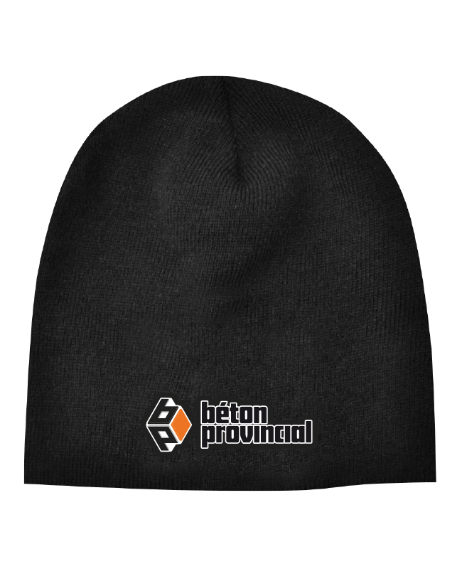 Béton Provincial - 102 tuque bonnet classique (NOIR) - 12886-2 (AV)