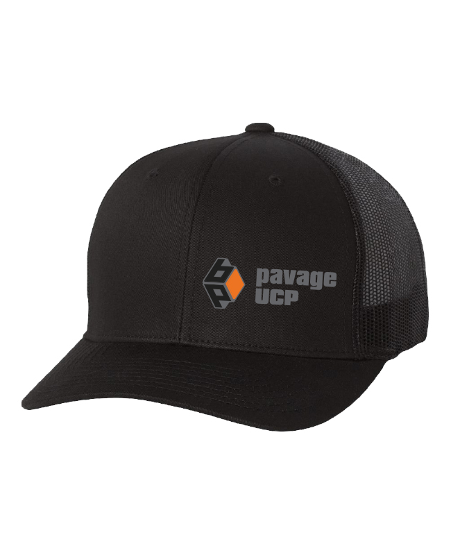 Pavage UCP - 6606 casquette Yupoong (NOIR) - BRC. 12897-3 (AVG)