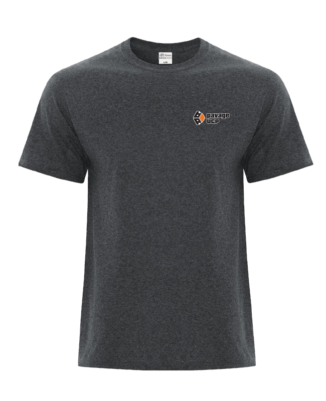 Pavage UCP - ATC5050 t-shirt manches courtes unisexe (GRIS CHINÉ FONCÉ) - S13963 (AVG)