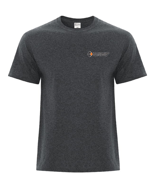 Les entreprises mont-sterling - ATC5050 t-shirt manches courtes unisexe (GRIS CHINÉ FONCÉ) - S13964 (AVG)
