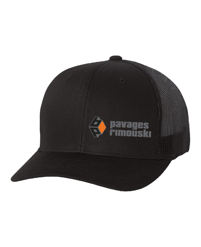 Pavages Rimouski - 6606 casquette Yupoong (NOIR) - 12901-3 (AVG)