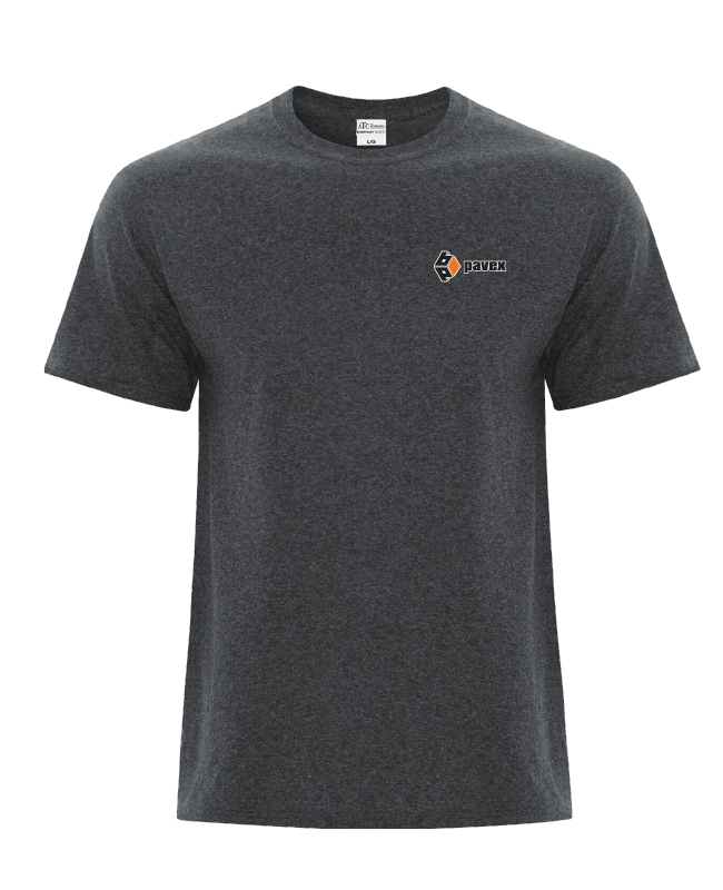 Pavex - ATC5050 t-shirt manches courtes unisexe (GRIS CHINÉ FONCÉ) - S13968 (AVG)