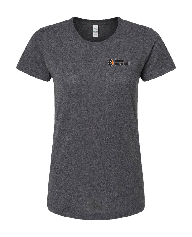 Béton Provincial - 4810 t-shirt col rond femme (GRIS FONCÉ CENDRÉ) - S13961 (AVG)
