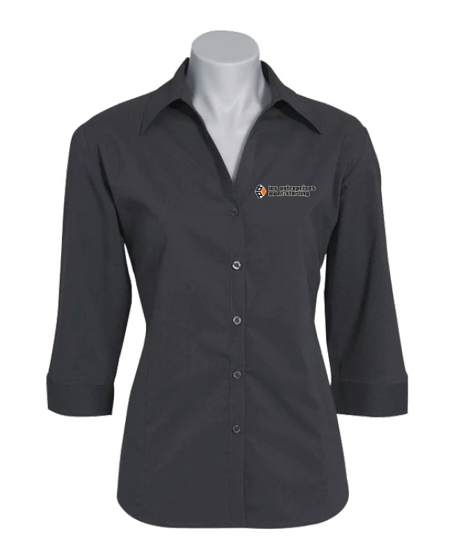 Les entreprises mont-sterling - LB7300 chemise femme manche 3/4 - BR. 12898 (AVG)