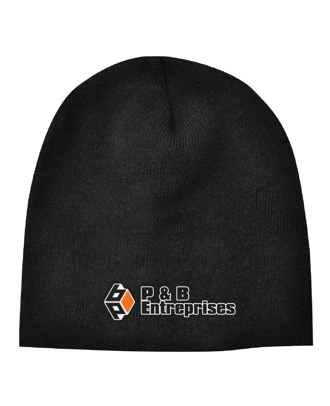 P & B Entreprises - 825 Tuque classique noire - BR. 12900-2