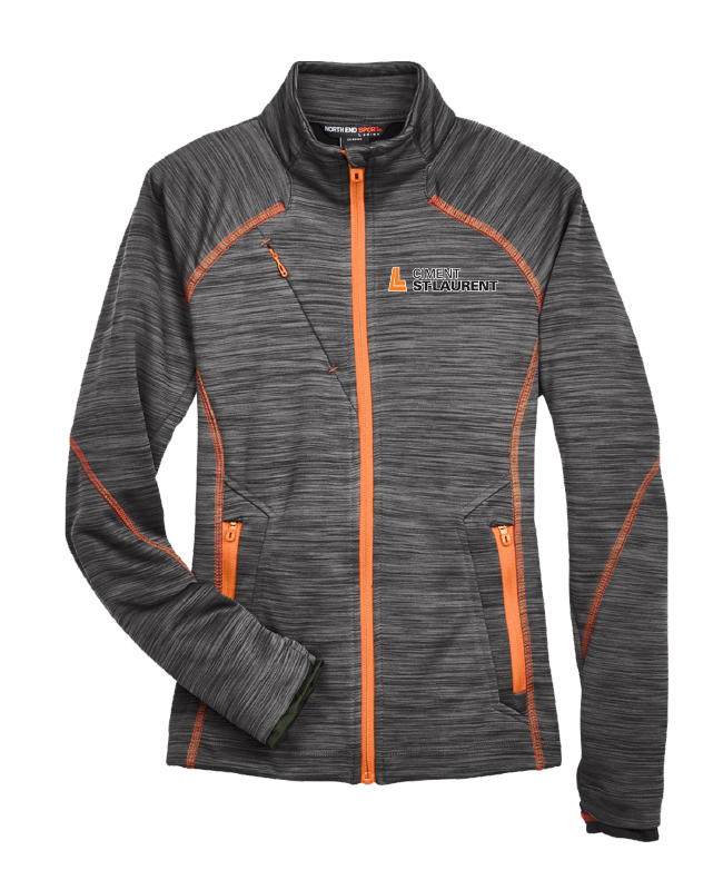 Ciment Saint-Laurent - 78697 veste softshell femme (CARBON/ORANGE) - BR. 14160 (AVG)