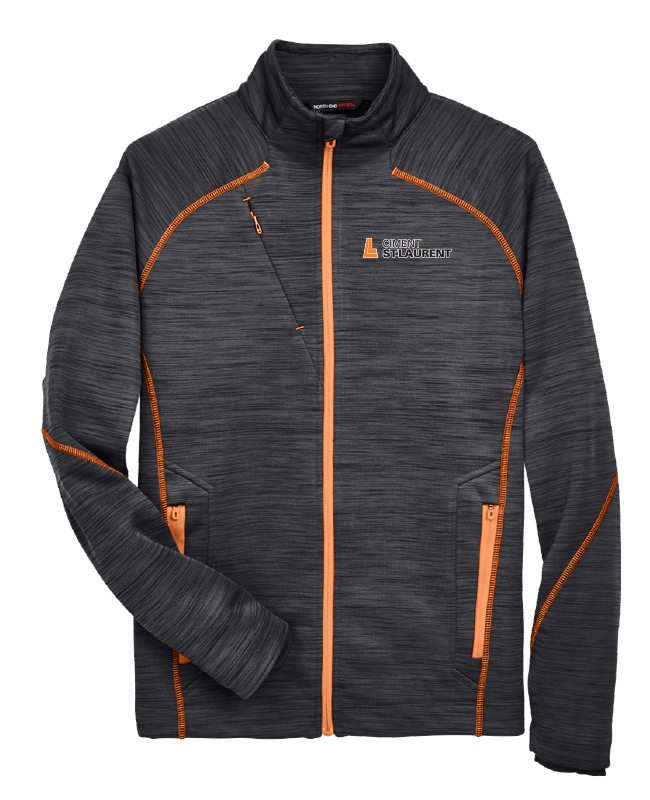 Ciment Saint-Laurent - 88697 veste softshell homme (CARBON/ORANGE) - BR. 14160 (AVG)