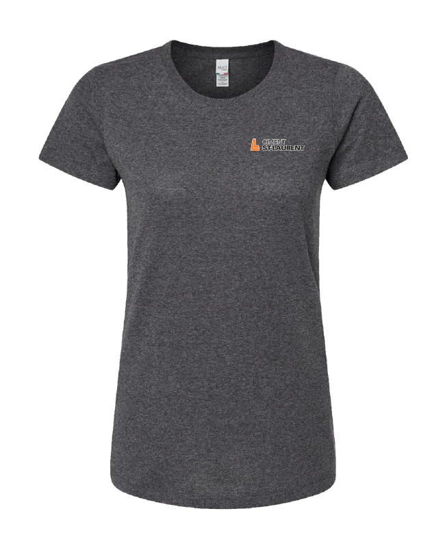 Ciment Saint-Laurent - 4810 t-shirt col rond femme (GRIS FONCÉ CENDRÉ) - SE. S15238 (AVG)