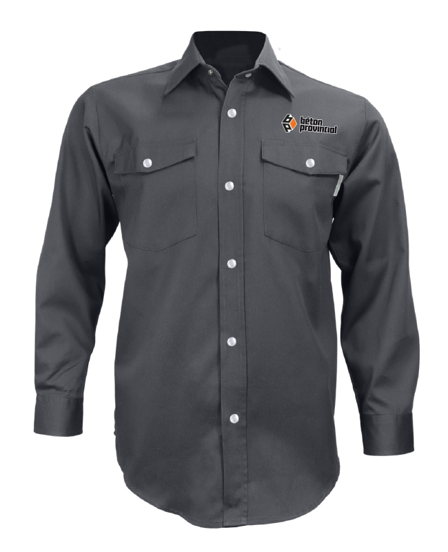 Béton Provincial - 625 chemise de travail manches longues homme (GRIS) - 12886 (AVG)