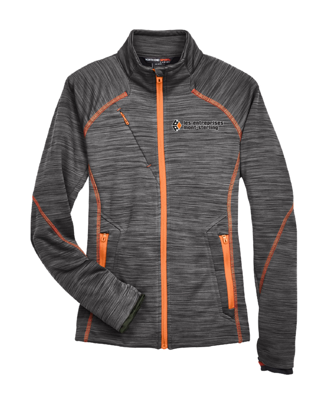 Les entreprises mont-sterling - 78697 veste softshell femme (CARBON/ORANGE) - BR. 12898 (AVG)