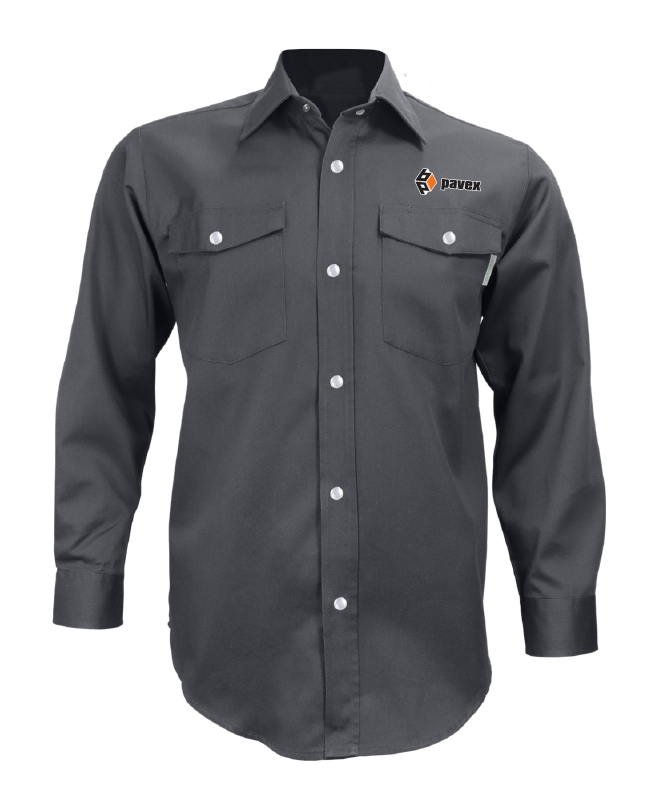 Pavex - 625 chemise de travail manches longues homme (GRIS) - 12902 (AVG)