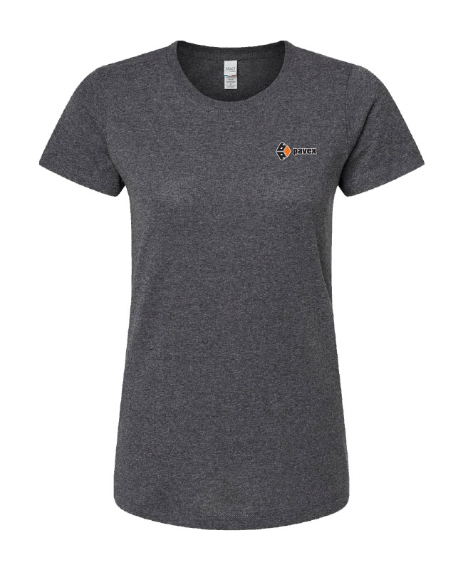 Pavex - 4810 t-shirt col rond femme (GRIS FONCÉ CENDRÉ) - SE. S13968 (AVG)