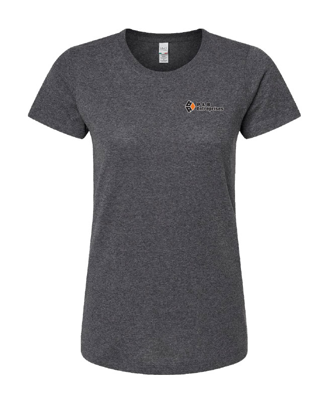 P & B Entreprises - 4810 t-shirt col rond femme (GRIS FONCÉ CENDRÉ) - S13966 (AVG)
