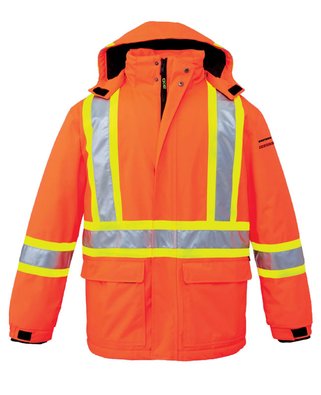 Estern Ontario Ready Mix - L01250 parka haute visibilité unisexe (ORANGE) - BR. 13370 (MG)